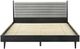 Armen Living Artemio 3-Piece Black King Panel Bedroom Set-4