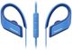 Panasonic® Ultra-Light WINGS Blue Wireless Bluetooth® Sport Clip Headphones-0