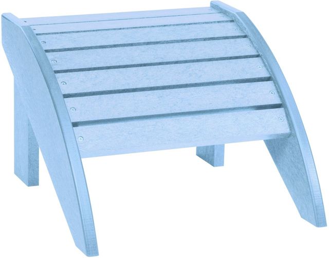 C R Plastic Sky Blue Footstool-0