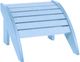 C R Plastic Sky Blue Footstool-0