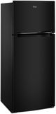 Whirlpool® 28" 17.6 Cu. Ft. Black Top Mount Freezer Refrigerator-4