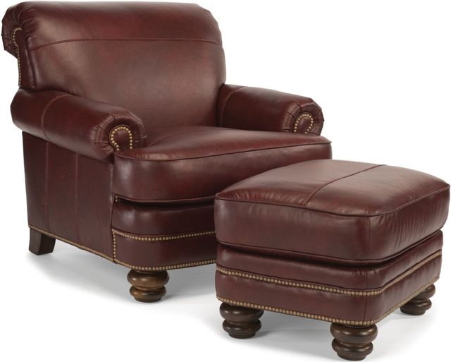 Flexsteel® Bay Bridge Dark Red Chair-2