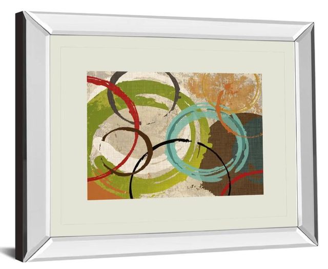 Classy Art Away We Go I by Katrina Craven Mirror Framed Wall Art-1