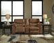 Signature Design by Ashley® Boxberg Bark Double Reclining Loveseat with Console-3