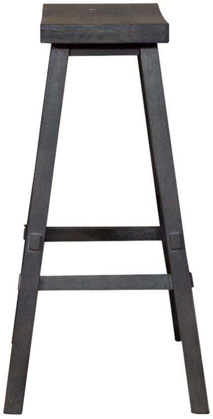 Liberty Furniture Creations II Slate 30" Sawhorse Counter Stool-3
