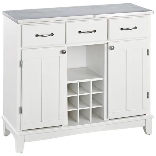 homestyles® Buffet Of Buffets Stainless Steel/White Server-0