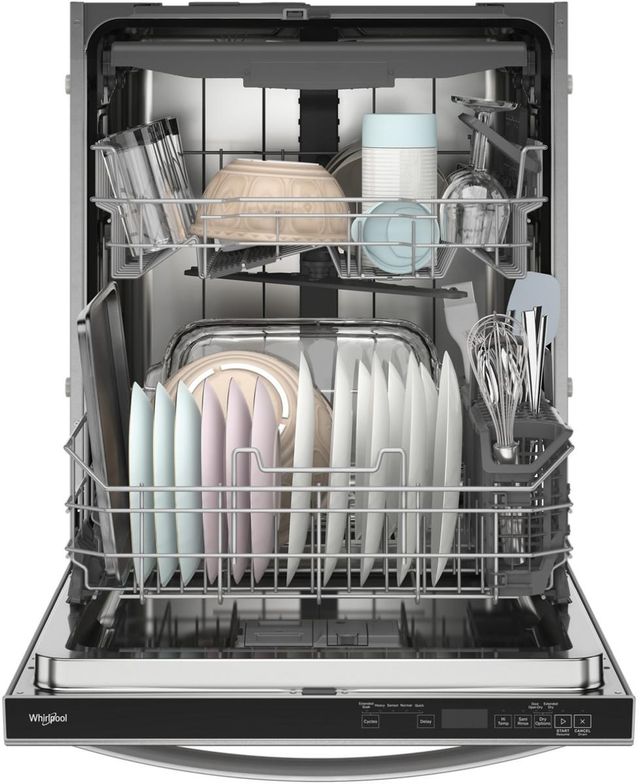Whirlpool® 24" Fingerprint Resistant Stainless Steel Top Control Built-In Dishwasher-4