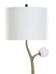 StyleCraft Black/Charity Gold Floor Lamp-1