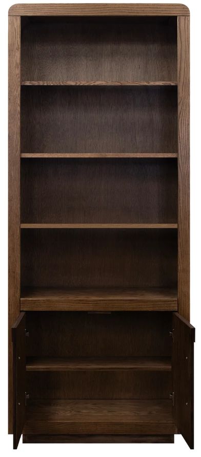 Legends Home Eclipse Bourbon Oak 2-Door Display Case-4