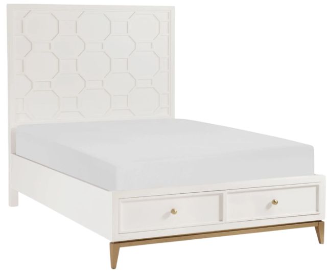 Legacy Kids Teen Chelsea by Rachael Ray White Full Panel Storage Bed-0
