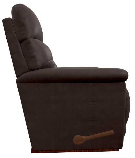 La-Z-Boy® Fulton Walnut Leather Manual Rocking Recliner-3