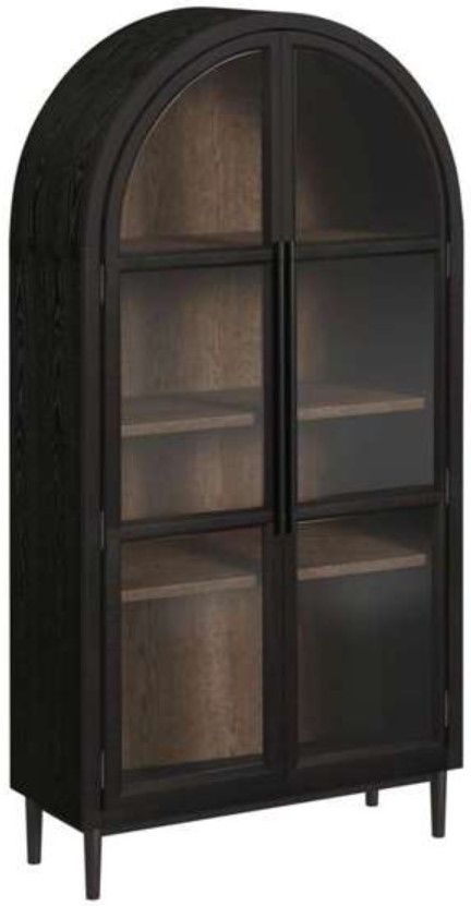 Elements International Santiago Espresso Bookcase-0