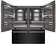 ZLINE Autograph Edition 72" 39.6 Cu. Ft. Black Stainless Steel Built-In French Door Refrigerator with Water Dispensers, Ice Makers, and Polished Gold Accents-1
