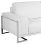 Gianna White All-Leather Sofa-1