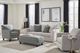 Fusion Furniture Wowza Sand Wayfarer Demi Linen Swivel Glider Chair-1