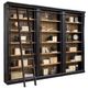 Martin Furniture Toulouse 3-Piece Aged Ebony Bookcase-0