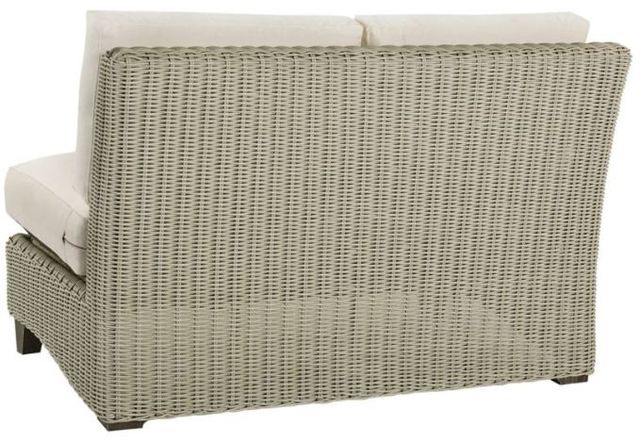 Lane Venture® Customizable Requisite Aluminum/Hand Woven Armless Loveseat-3