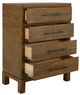 International Furniture Direct Merida Stained Brown Chest-5