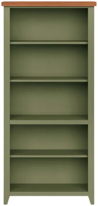 Legends Home Vineyard Fruitwood/Sage Green Bookcase-1