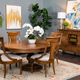 Berkshire Warm Cognac Round Dining Set-4