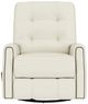 Flexsteel® Customizable Devon Leather Manual Swivel Gliding Recliner-1