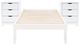 Powell® Portix 3-Piece White Twin Simple Bedroom Set-0