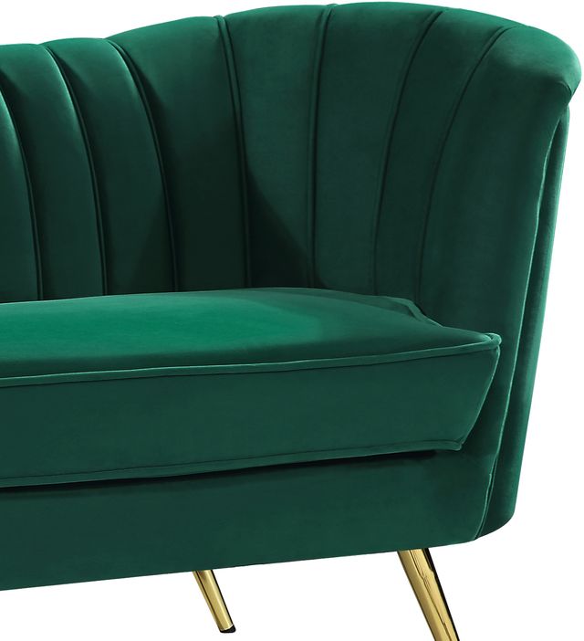 Meridian Furniture Margo Green Velvet Loveseat-2
