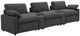 Coaster® Collins 5-Piece Dark Gray Power Reclining Theater-0
