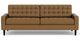 EQ3 Reverie 86'' Leather Sofa with Low Armrest-1