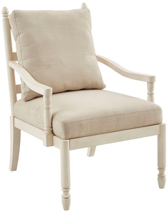 Olliix by Martha Stewart Braxton Cream Accent Chair-1