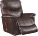 La-Z-Boy® James Walnut Leather Manual Rocking Recliner-1
