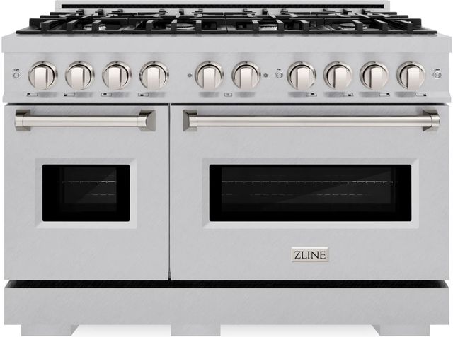 ZLINE Classic 48" Satin Stainless Steel Pro Style Dual Fuel Range-0