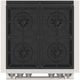 Fulgor Milano® Sofia 600 Series 30" Stainless Steel Pro Style Dual Fuel Range-1