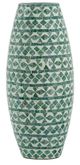 A & B Home Green Capiz Vase-1