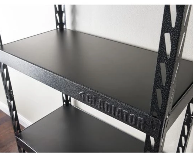 Gladiator® Hammered Granite 30" Wide EZ Connect Rack with Four 15" Deep Shelves-2