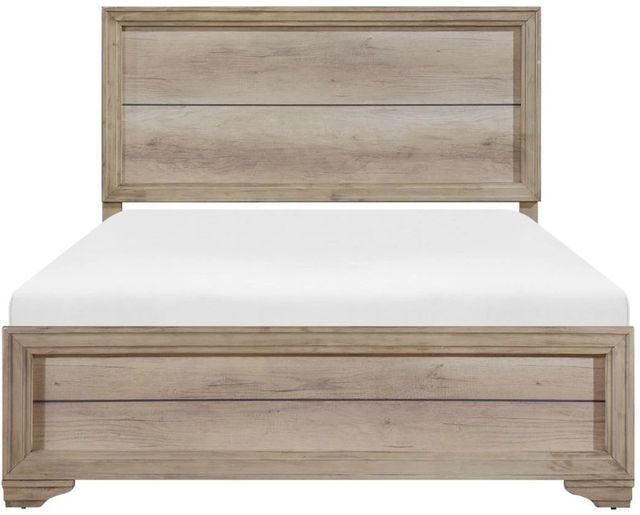 Homelegance® Lonan Natural Full Panel Bed-2