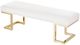 Michael Amini® Belmont Place Bright Gold Bed Bench -4