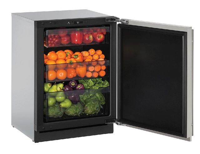 U-Line® Modular 3000 Series 4.9 Cu. Ft. Stainless Steel Compact Refrigerator-2