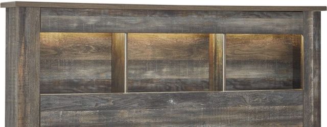 Signature Design by Ashley® Drystan 5-Piece Multi King/California King Bookcase Headboard Bed Set-1