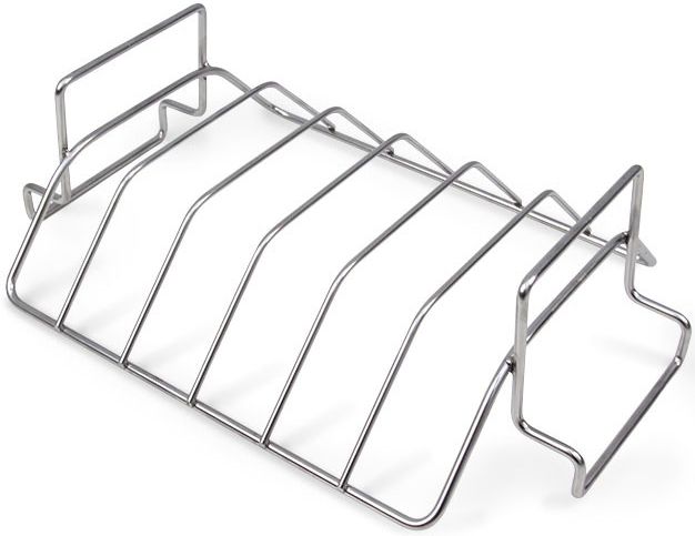 Big Green Egg® Large Stainless Steel Rib and Roast Rack-1