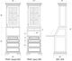 Bramble Customizable Hancock Narrow Secretary Cabinet-1