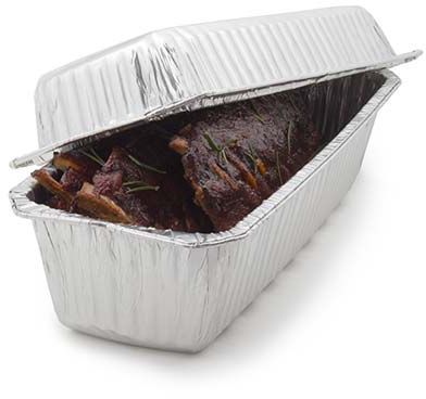 Broil King® Foil Rib Roasters/Liners-Stainless Steel-1