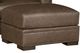 King Hickory Customizable California Leather Ottoman-0