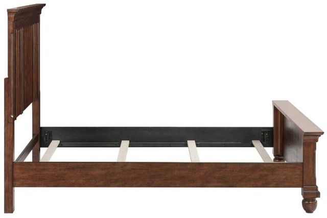 Liberty Furniture Rustic Traditions Rustic Cherry Queen Panel Bed-3