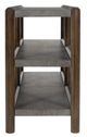 Signature Design by Ashley® Kallenny Gray Sofa Table with Brown Frame-2