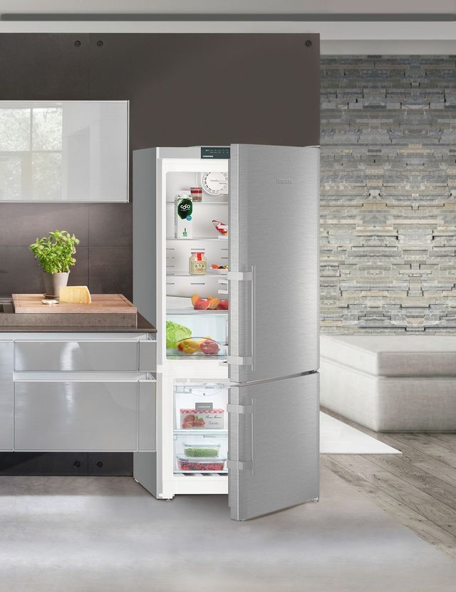 Liebherr 30 in. 12.9 Cu. Ft. Stainless Steel Bottom Freezer Refrigerator-7