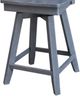 John Thomas Furniture® Dining Essentials San Remo Heather Gray 24" Swivel Counter Stool-2