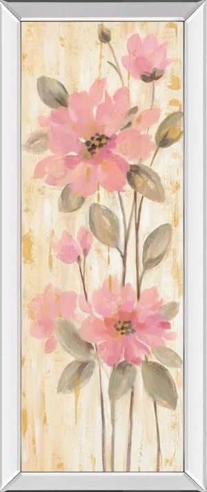 Classy Art Beautiful Garden Stems II by Silvia Vassileva Mirrored Frame Wall Art-0