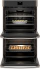 GE® 30" Fingerprint Resistant Slate Double Electric Wall Oven-3