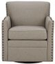Olliix by Madison Park Natural Devrim Herringbone Texture Swivel Chair-0